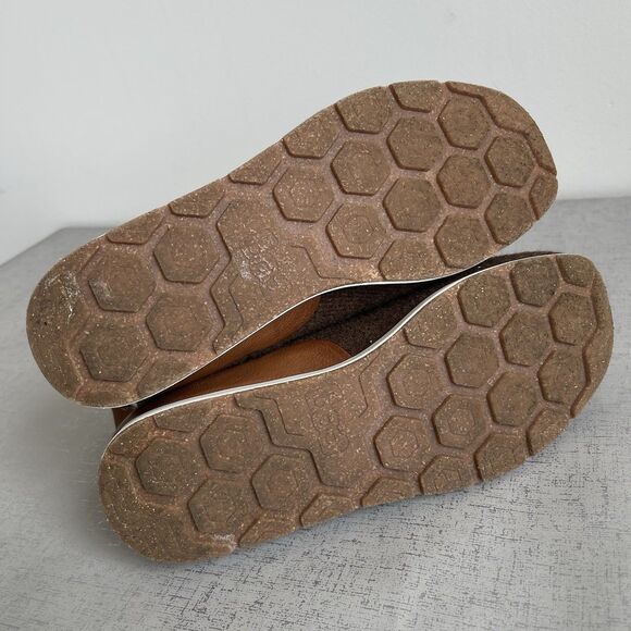 B.ø.c Born Kara Chelsea Ankle Boots Women's 8 M Brown Wool Booties S0772 - Picture 10 of 11